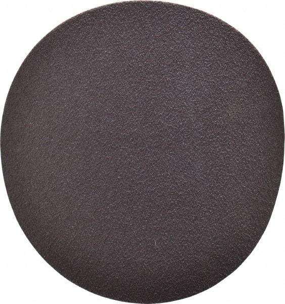 Norton - 6" Diam, 80 Grit Aluminum Oxide Adhesive PSA Disc - Coarse Grade, Brown, X Weighted Backing, Flexible - Exact Industrial Supply