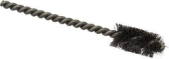 Weiler - 1/2" Diam Helical Steel Tube Brush - 0.005" Filament Diam, 1" Brush Length, 3-1/2" OAL, 3/16" Diam Stainless Steel Shank - Exact Industrial Supply