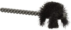 Weiler - 1-1/4" Diam Helical Steel Tube Brush - 0.008" Filament Diam, 1" Brush Length, 3-1/2" OAL, 1/4" Diam Stainless Steel Shank - Exact Industrial Supply