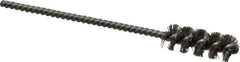 Weiler - 3/8" Diam Helical Stainless Steel Tube Brush - 0.008" Filament Diam, 1" Brush Length, 3-1/2" OAL, 1/8" Diam Stainless Steel Shank - Exact Industrial Supply