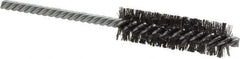 Weiler - 3/4" Diam Helical Steel Tube Brush - Double Spiral, 0.008" Filament Diam, 2-1/2" Brush Length, 5-1/2" OAL, 1/4" Diam Shank - Exact Industrial Supply