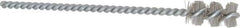 Weiler - 0.515" Diam Helical Nylon Tube Brush - 0.012" Filament Diam, 1" Brush Length, 5" OAL, 0.194" Diam Shank - Exact Industrial Supply