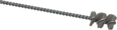 Weiler - 0.64" Diam Helical Nylon Tube Brush - 0.012" Filament Diam, 1" Brush Length, 5" OAL, 0.194" Diam Shank - Exact Industrial Supply