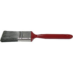 Weiler - 2" Flat Polyester Varnish Brush - 2" Bristle Length, 6-1/2" Metal Handle - Exact Industrial Supply
