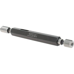 SPI - 5/16-32, Class 2B, Double End Plug Thread Go/No Go Gage - Steel, Size 1 Handle Included - Exact Industrial Supply
