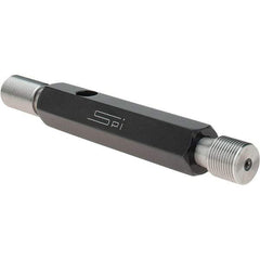 SPI - 9/16-24, Class 2B, Double End Plug Thread Go/No Go Gage - Steel, Size 3 Handle Included - Exact Industrial Supply
