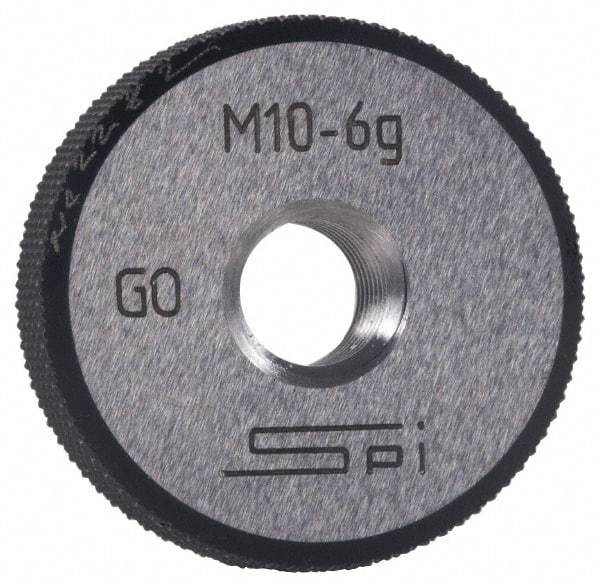 SPI - M36x3 Go Single Ring Thread Gage - Class 6G, Oil Hardened Nonshrinking Steel (OHNS), NPL Traceability Certification Included - Exact Industrial Supply