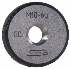 SPI - M27x2 Go Single Ring Thread Gage - Class 6G, Oil Hardened Nonshrinking Steel (OHNS), NPL Traceability Certification Included - Exact Industrial Supply