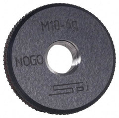 SPI - M18x2.5 No Go Single Ring Thread Gage - Class 6G, Oil Hardened Nonshrinking Steel (OHNS), NPL Traceability Certification Included - Exact Industrial Supply