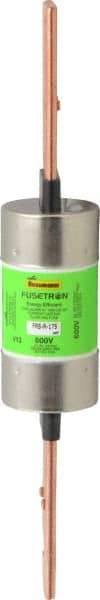 Cooper Bussmann - 300 VDC, 600 VAC, 175 Amp, Time Delay General Purpose Fuse - Bolt-on Mount, 9-5/8" OAL, 20 at DC, 200 (RMS) kA Rating, 1-13/16" Diam - Exact Industrial Supply