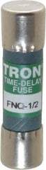 Cooper Bussmann - 500 VAC, 0.5 Amp, Time Delay General Purpose Fuse - Fuse Holder Mount, 1-1/2" OAL, 10 at AC kA Rating, 13/32" Diam - Exact Industrial Supply