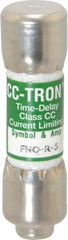 Cooper Bussmann - 300 VDC, 600 VAC, 5 Amp, Time Delay General Purpose Fuse - Fuse Holder Mount, 1-1/2" OAL, 200 at AC (RMS) kA Rating, 13/32" Diam - Exact Industrial Supply