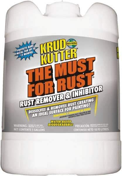 Krud Kutter - 5 Gal Jug Rust Remover - Removes Rust Deposits - Exact Industrial Supply