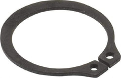 Value Collection - 0.588" Groove Diam, 5/8" Shaft Diam, Phosphate Spring Steel, Snap External Retaining Rings - 0.039" Groove Width, 0.035" Ring Thickness - Exact Industrial Supply