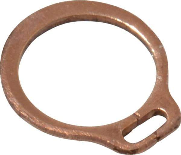 Value Collection - 0.175" Groove Diam, 3/16" Shaft Diam, Phosphate Spring Steel, Snap External Retaining Rings - 0.018" Groove Width, 0.015" Ring Thickness - Exact Industrial Supply