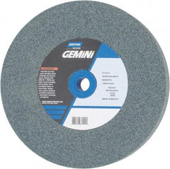 Norton - 80 Grit Silicon Carbide Bench & Pedestal Grinding Wheel - 6" Diam x 1" Hole x 3/4" Thick, 4140 Max RPM, Medium Grade - Exact Industrial Supply
