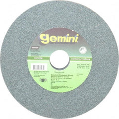 Norton - 80 Grit Silicon Carbide Bench & Pedestal Grinding Wheel - 6" Diam x 1" Hole x 1" Thick, 4140 Max RPM, Medium Grade - Exact Industrial Supply