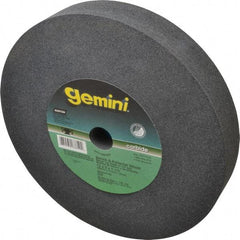 Norton - 60 Grit Silicon Carbide Bench & Pedestal Grinding Wheel - 12" Diam x 1-1/4" Hole x 2" Thick, 2070 Max RPM, Medium Grade - Exact Industrial Supply