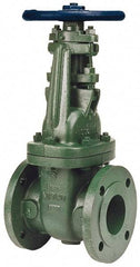 NIBCO - 2" Pipe, Class 150, Flanged-Raised Face Ductile Iron Solid Wedge OS & Y Gate Valve - 285 WOG, 150 WSP, Bolted Bonnet - Exact Industrial Supply