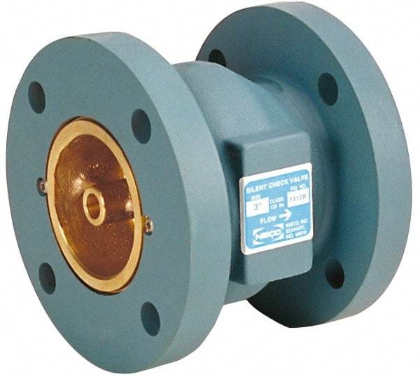 NIBCO - 8" Cast Iron Check Valve - Flanged, 200 WOG - Exact Industrial Supply