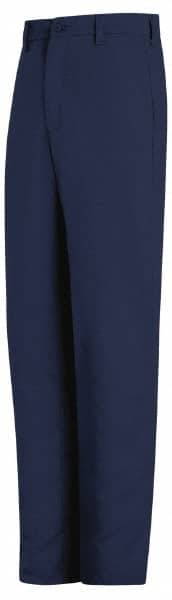 Navy Cotton Flame Resistant/Retardant Pants 4 Pockets, Zipper Closure, 34″ Waist, 32″ Inseam, Haz Prot Lvl 11.2 cal/cm2