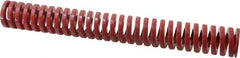 Dayton Lamina - 1-1/2" Hole Diam, 3/4" Rod Diam, 12" Free Length, Red Die Spring - 28.7 Lb Max Deflection, 3.6" Max Deflection, Heavy Duty, Chromium Vanadium Steel - Exact Industrial Supply