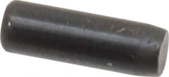 Holo-Krome - 1/8" Diam x 3/8" Pin Length Grade 8 Alloy Steel Standard Dowel Pin - Black Luster Finish, C 47-58 & C 60 (Surface) Hardness, 1 Beveled & 1 Rounded End - Exact Industrial Supply