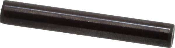Holo-Krome - 1/8" Diam x 7/8" Pin Length Grade 8 Alloy Steel Standard Dowel Pin - Black Luster Finish, C 47-58 & C 60 (Surface) Hardness, 1 Beveled & 1 Rounded End - Exact Industrial Supply