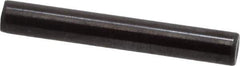 Holo-Krome - 1/8" Diam x 7/8" Pin Length Grade 8 Alloy Steel Standard Dowel Pin - Black Luster Finish, C 47-58 & C 60 (Surface) Hardness, 1 Beveled & 1 Rounded End - Exact Industrial Supply
