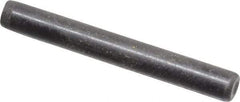 Holo-Krome - 1/8" Diam x 1" Pin Length Grade 8 Alloy Steel Standard Dowel Pin - Black Luster Finish, C 47-58 & C 60 (Surface) Hardness, 1 Beveled & 1 Rounded End - Exact Industrial Supply