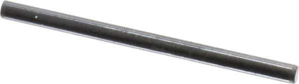 Holo-Krome - 1/8" Diam x 2" Pin Length Grade 8 Alloy Steel Standard Dowel Pin - Black Luster Finish, C 47-58 & C 60 (Surface) Hardness, 1 Beveled & 1 Rounded End - Exact Industrial Supply