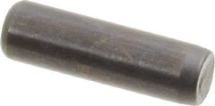 Holo-Krome - 3/16" Diam x 5/8" Pin Length Grade 8 Alloy Steel Standard Dowel Pin - Black Luster Finish, C 47-58 & C 60 (Surface) Hardness, 1 Beveled & 1 Rounded End - Exact Industrial Supply