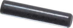 Holo-Krome - 3/16" Diam x 7/8" Pin Length Grade 8 Alloy Steel Standard Dowel Pin - Black Luster Finish, C 47-58 & C 60 (Surface) Hardness, 1 Beveled & 1 Rounded End - Exact Industrial Supply