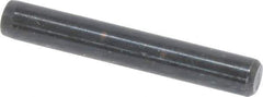 Holo-Krome - 3/16" Diam x 1-1/4" Pin Length Grade 8 Alloy Steel Standard Dowel Pin - Black Luster Finish, C 47-58 & C 60 (Surface) Hardness, 1 Beveled & 1 Rounded End - Exact Industrial Supply