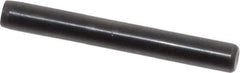 Holo-Krome - 3/16" Diam x 1-1/2" Pin Length Grade 8 Alloy Steel Standard Dowel Pin - Black Luster Finish, C 47-58 & C 60 (Surface) Hardness, 1 Beveled & 1 Rounded End - Exact Industrial Supply