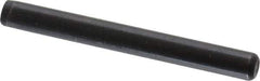 Holo-Krome - 3/16" Diam x 1-3/4" Pin Length Grade 8 Alloy Steel Standard Dowel Pin - Black Luster Finish, C 47-58 & C 60 (Surface) Hardness, 1 Beveled & 1 Rounded End - Exact Industrial Supply