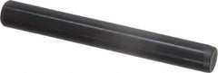 Holo-Krome - 1/4" Diam x 2" Pin Length Grade 8 Alloy Steel Standard Dowel Pin - Black Luster Finish, C 47-58 & C 60 (Surface) Hardness, 1 Beveled & 1 Rounded End - Exact Industrial Supply