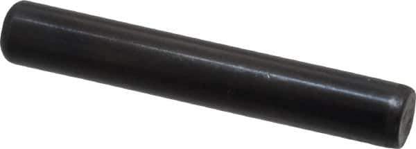 Holo-Krome - 5/16" Diam x 2" Pin Length Grade 8 Alloy Steel Standard Dowel Pin - Black Luster Finish, C 47-58 & C 60 (Surface) Hardness, 1 Beveled & 1 Rounded End - Exact Industrial Supply