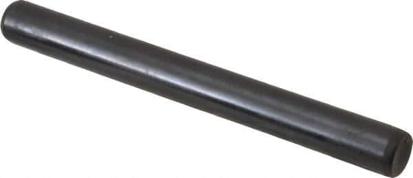 Holo-Krome - 5/16" Diam x 3" Pin Length Grade 8 Alloy Steel Standard Dowel Pin - Black Luster Finish, C 47-58 & C 60 (Surface) Hardness, 1 Beveled & 1 Rounded End - Exact Industrial Supply