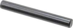Holo-Krome - 3/8" Diam x 3" Pin Length Grade 8 Alloy Steel Standard Dowel Pin - Black Luster Finish, C 47-58 & C 60 (Surface) Hardness, 1 Beveled & 1 Rounded End - Exact Industrial Supply