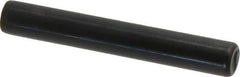 Holo-Krome - 7/16" Diam x 3" Pin Length Grade 8 Alloy Steel Standard Dowel Pin - Black Luster Finish, C 47-58 & C 60 (Surface) Hardness, 1 Beveled & 1 Rounded End - Exact Industrial Supply