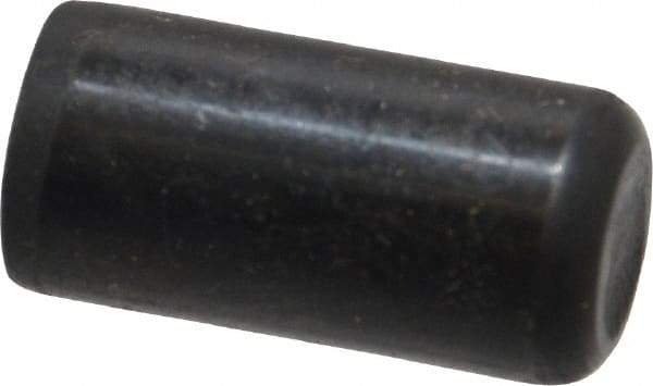 Holo-Krome - 1/2" Diam x 1" Pin Length Grade 8 Alloy Steel Standard Dowel Pin - Black Luster Finish, C 47-58 & C 60 (Surface) Hardness, 1 Beveled & 1 Rounded End - Exact Industrial Supply