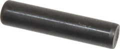 Holo-Krome - 1/2" Diam x 2-1/4" Pin Length Grade 8 Alloy Steel Standard Dowel Pin - Black Luster Finish, C 47-58 & C 60 (Surface) Hardness, 1 Beveled & 1 Rounded End - Exact Industrial Supply