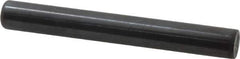 Holo-Krome - 1/2" Diam x 4" Pin Length Grade 8 Alloy Steel Standard Dowel Pin - Black Luster Finish, C 47-58 & C 60 (Surface) Hardness, 1 Beveled & 1 Rounded End - Exact Industrial Supply