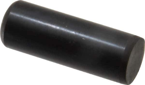 Holo-Krome - 5/8" Diam x 1-3/4" Pin Length Grade 8 Alloy Steel Standard Dowel Pin - Black Luster Finish, C 47-58 & C 60 (Surface) Hardness, 1 Beveled & 1 Rounded End - Exact Industrial Supply