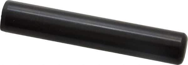 Holo-Krome - 5/8" Diam x 3-1/2" Pin Length Grade 8 Alloy Steel Standard Dowel Pin - Black Luster Finish, C 47-58 & C 60 (Surface) Hardness, 1 Beveled & 1 Rounded End - Exact Industrial Supply