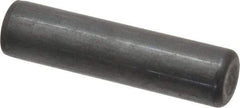 Holo-Krome - 3/4" Diam x 3" Pin Length Grade 8 Alloy Steel Standard Dowel Pin - Black Luster Finish, C 47-58 & C 60 (Surface) Hardness, 1 Beveled & 1 Rounded End - Exact Industrial Supply