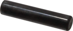 Holo-Krome - 3/4" Diam x 3-1/2" Pin Length Grade 8 Alloy Steel Standard Dowel Pin - Black Luster Finish, C 47-58 & C 60 (Surface) Hardness, 1 Beveled & 1 Rounded End - Exact Industrial Supply