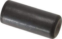 Holo-Krome - 7/8" Diam x 2" Pin Length Grade 8 Alloy Steel Standard Dowel Pin - Black Luster Finish, C 47-58 & C 60 (Surface) Hardness, 1 Beveled & 1 Rounded End - Exact Industrial Supply