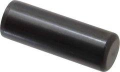 Holo-Krome - 7/8" Diam x 2-1/2" Pin Length Grade 8 Alloy Steel Standard Dowel Pin - Black Luster Finish, C 47-58 & C 60 (Surface) Hardness, 1 Beveled & 1 Rounded End - Exact Industrial Supply